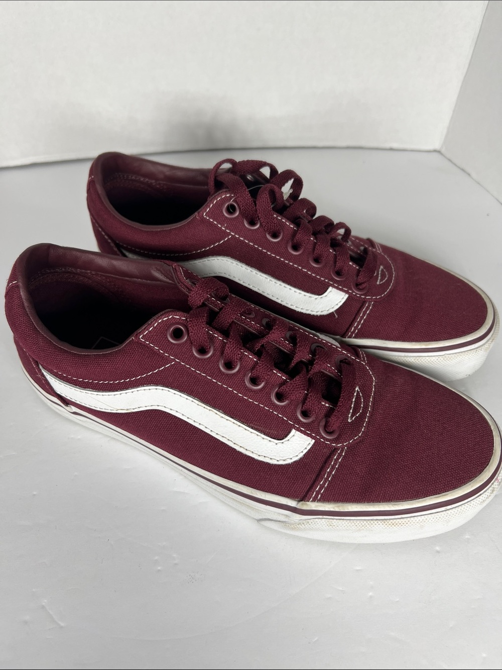 Vans Womens Maroon Sneakers 7